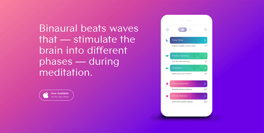 Meditation App Powered by Binaural Beats